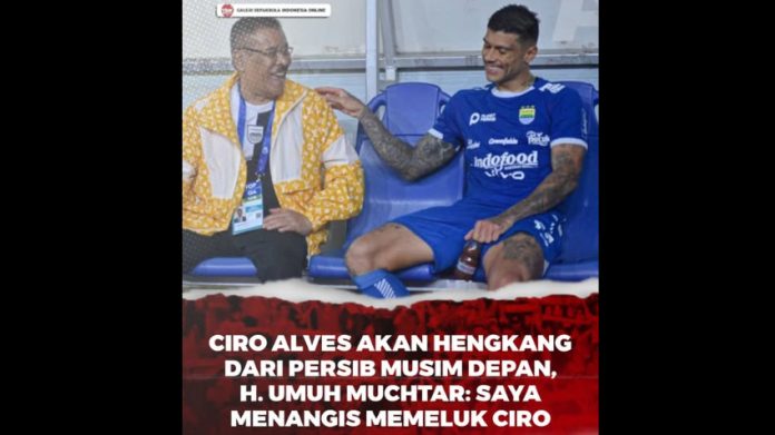 Umuh Muchtar menangis peluk Ciro Alves